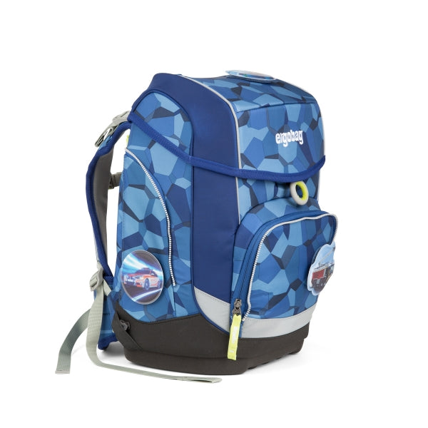 Ergobag Cubo Light MonstBear - Premium Kids Backpack for School & Travel - Durable, Lightweight & Ergonomic Design for Comfortable Daily Use