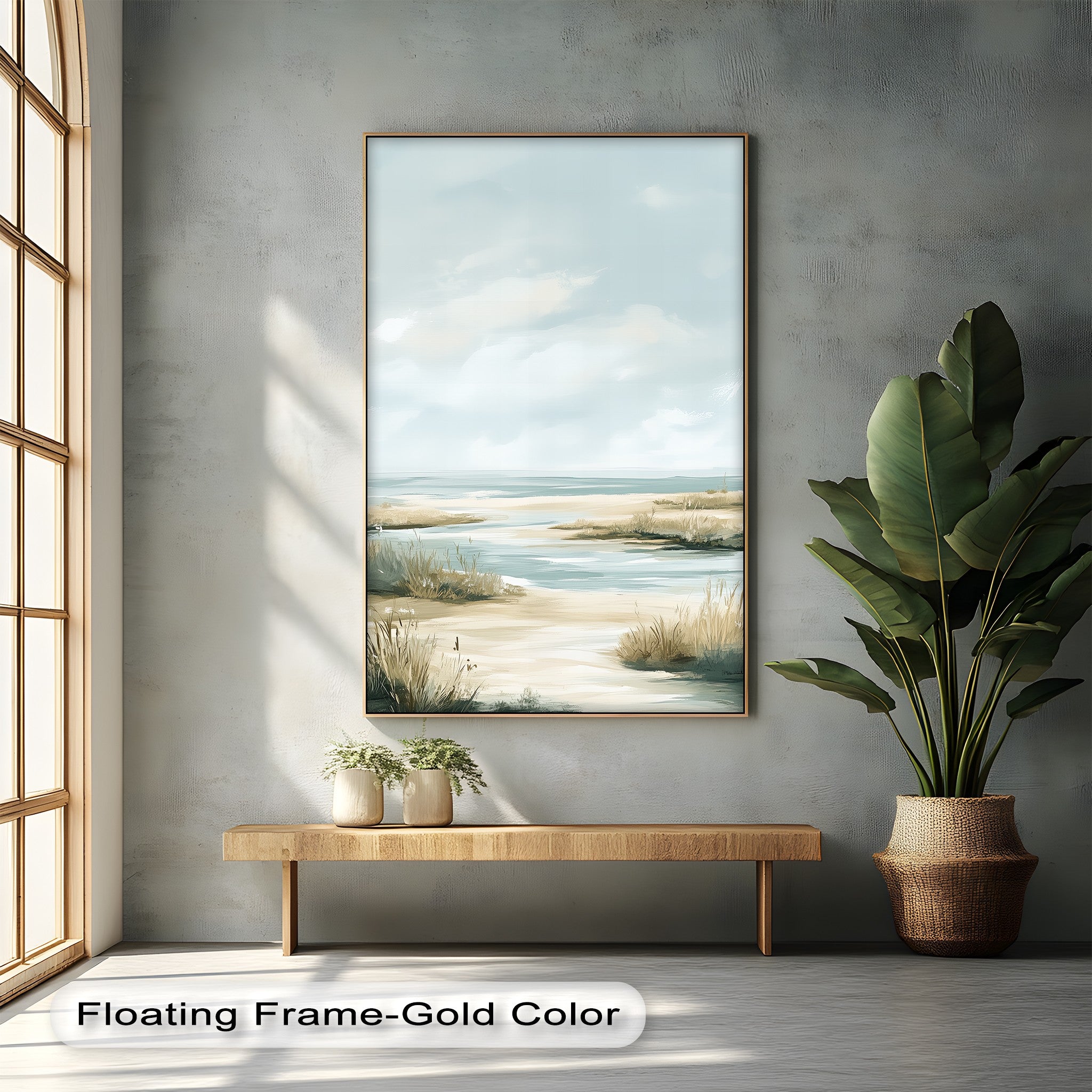 Coastal Dunes Serenity Landscape Canvas Prints - Beach Wall Art for Living Room, Bedroom & Office Decor