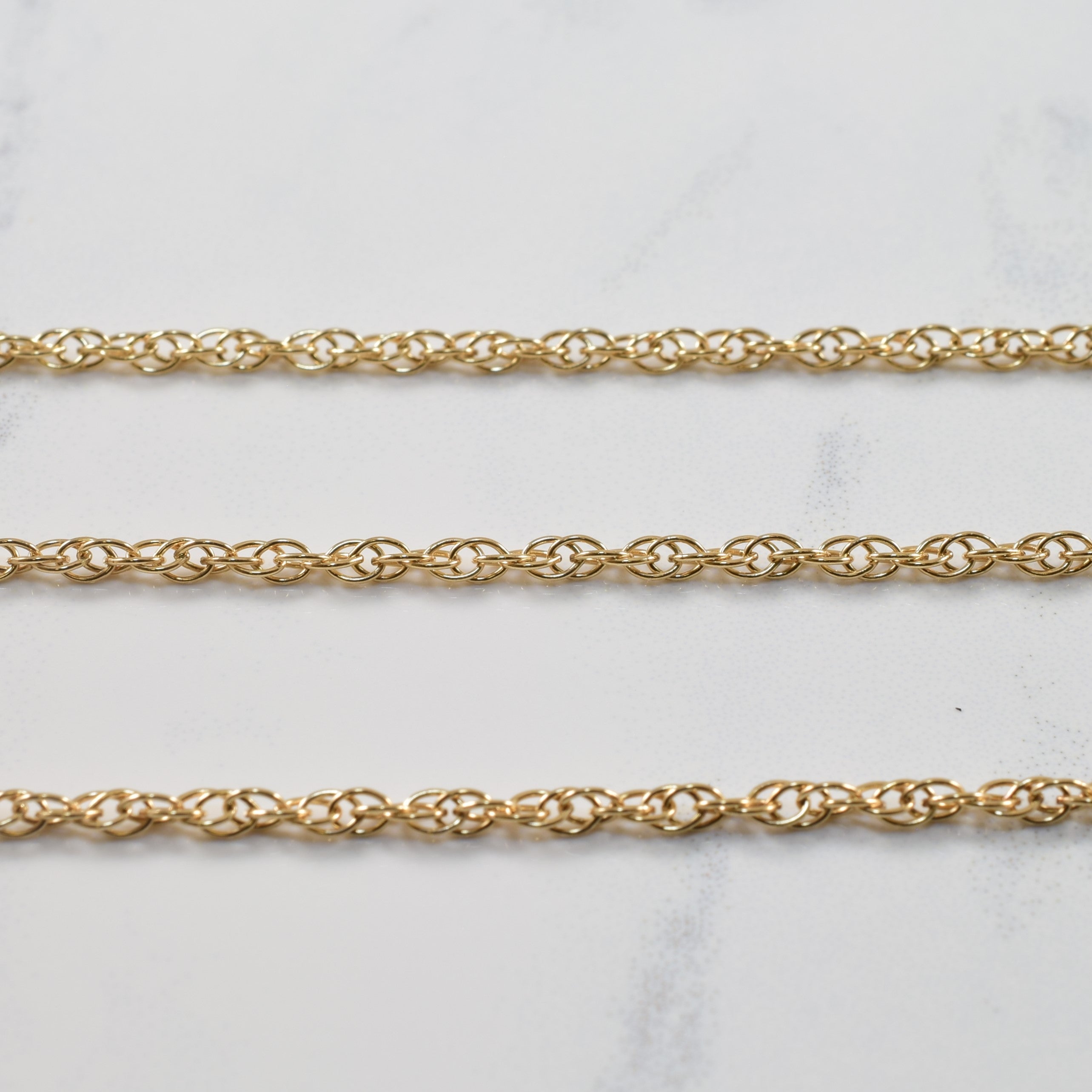 10k Yellow Gold Prince of Wales Chain Necklace - 18.25 Inches - Elegant Men's Jewelry for Gifts, Weddings & Special Occasions