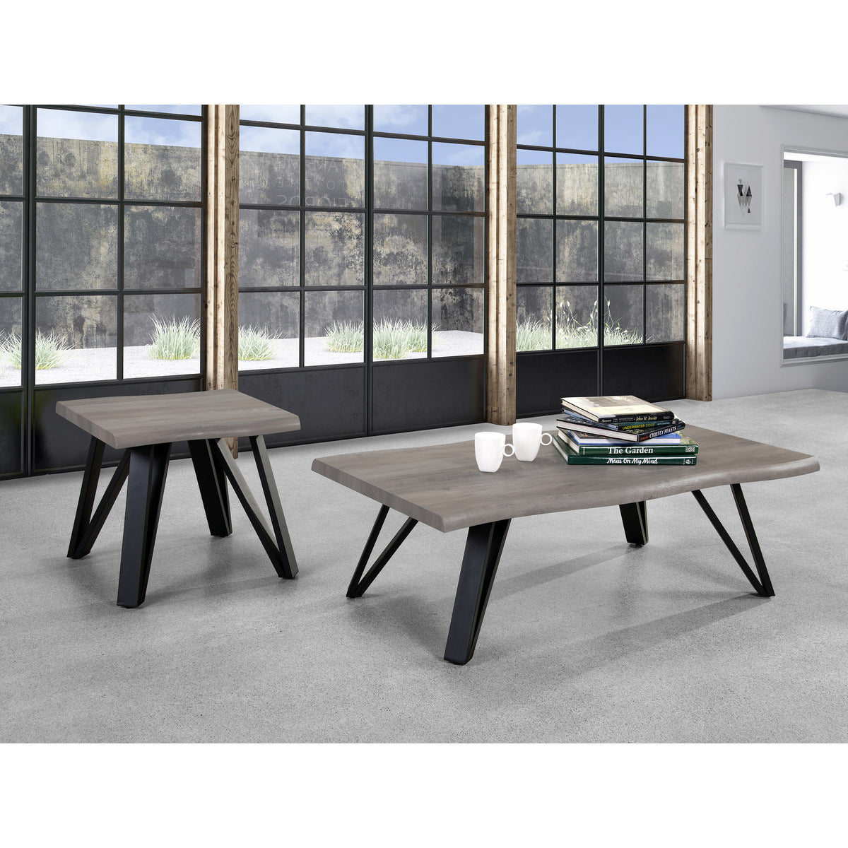 Modern Carrie Coffee Table - Mid-Century Style Living Room Furniture for Small Spaces - Perfect for Home, Office, and Apartment Decor