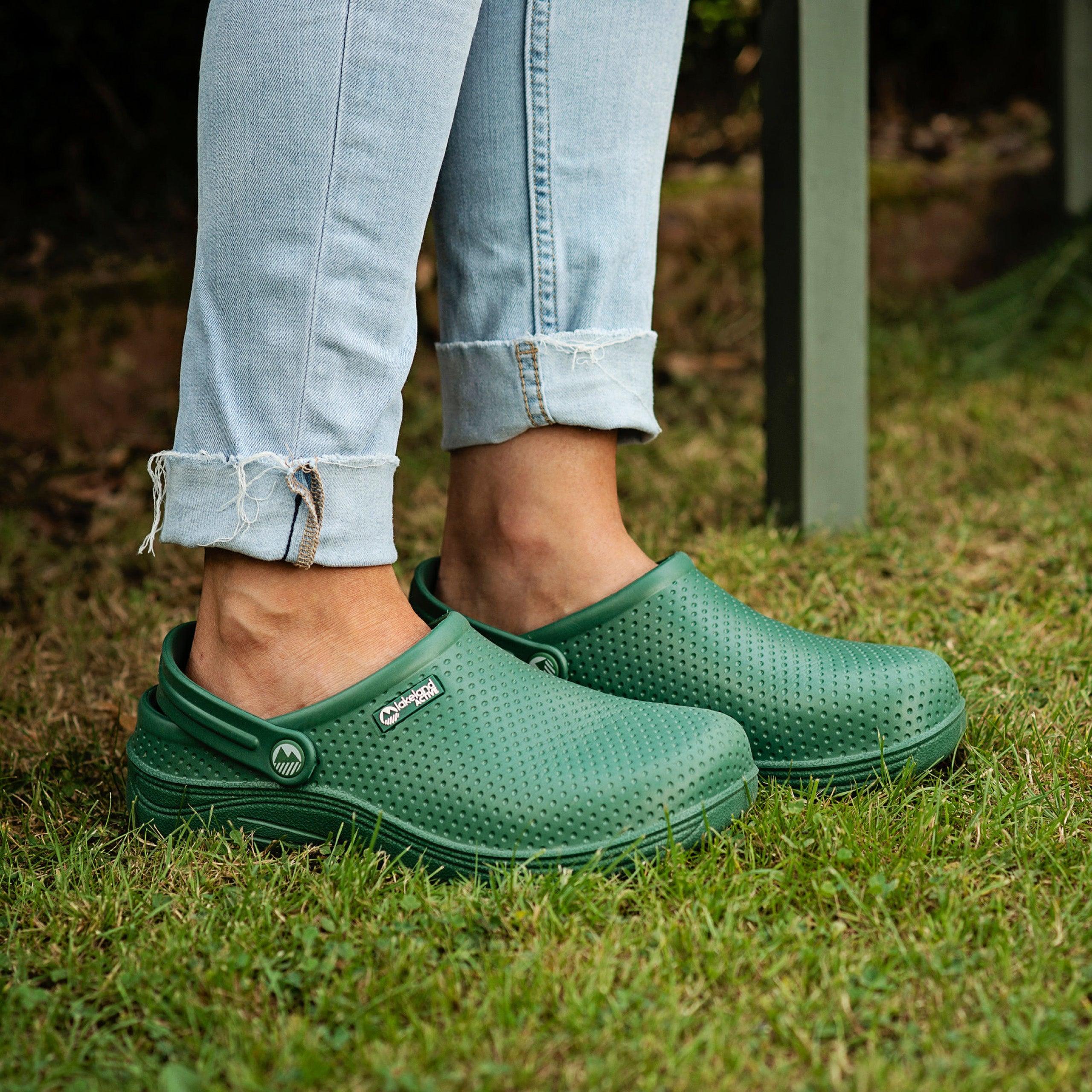 Women's Classic Garden Clogs - Comfortable Slip-Resistant Rubber Clogs for Gardening, Yard Work & Outdoor Activities