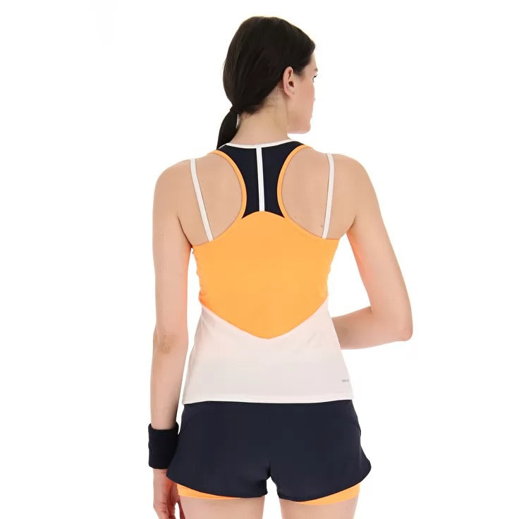 Lotto 2022 Women's Athletic Tank Top IV - Breathable Workout Shirt for Running, Yoga & Gym - Comfortable Sports Apparel for Women