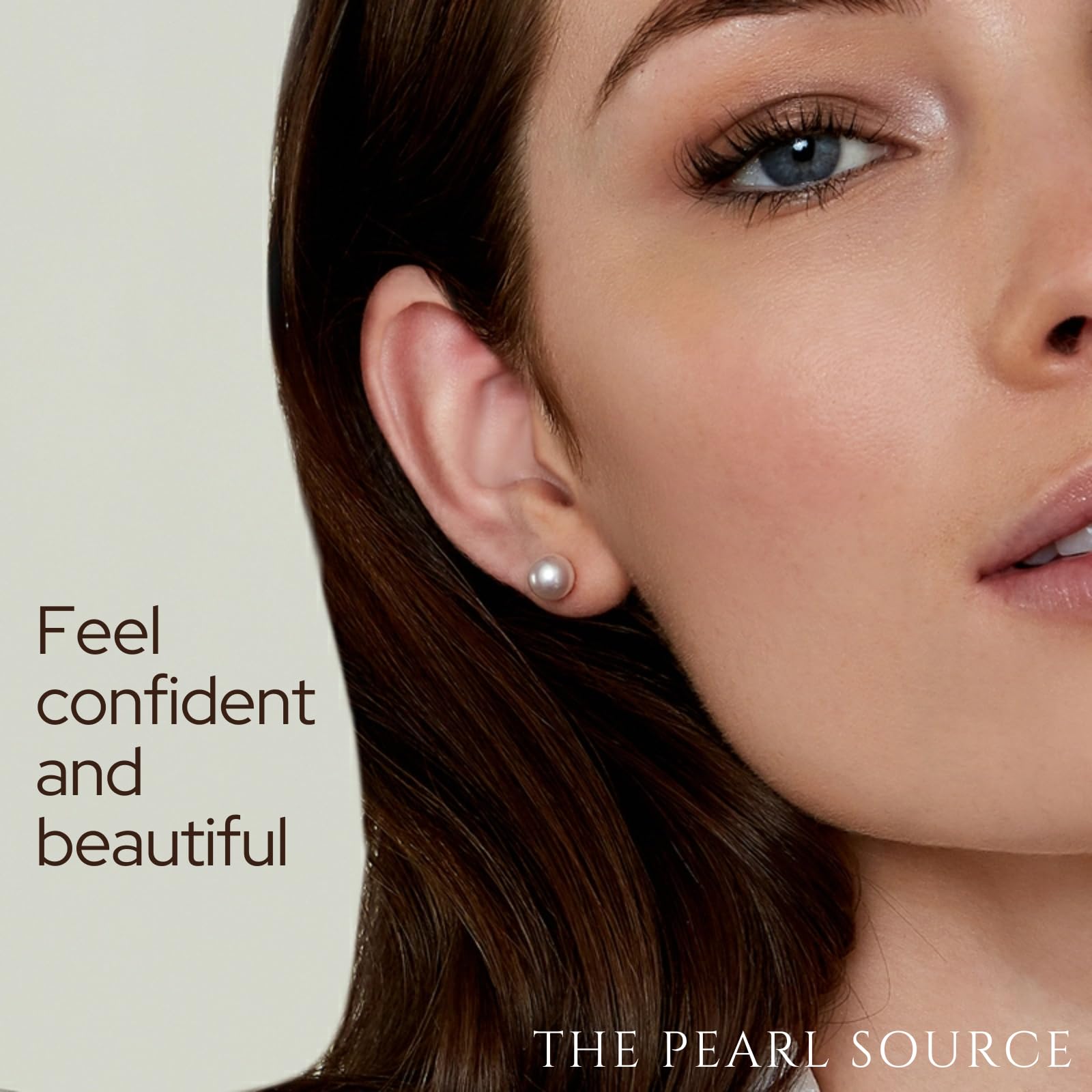 14k Gold Freshwater Pearl Stud Earrings for Women - Genuine Round White Cultured Pearls, Hypoallergenic Jewelry | Perfect Anniversary Gift, Wedding Accessories & Everyday Elegance