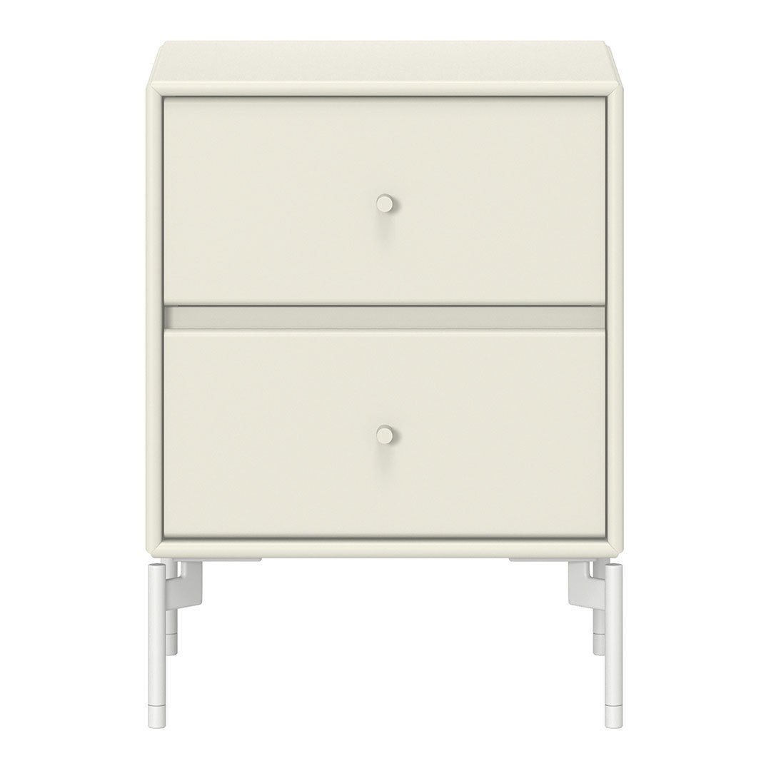 Modern Wooden Drift Bedside Table with Sturdy Legs - Perfect for Bedroom, Living Room, or Office Nightstand