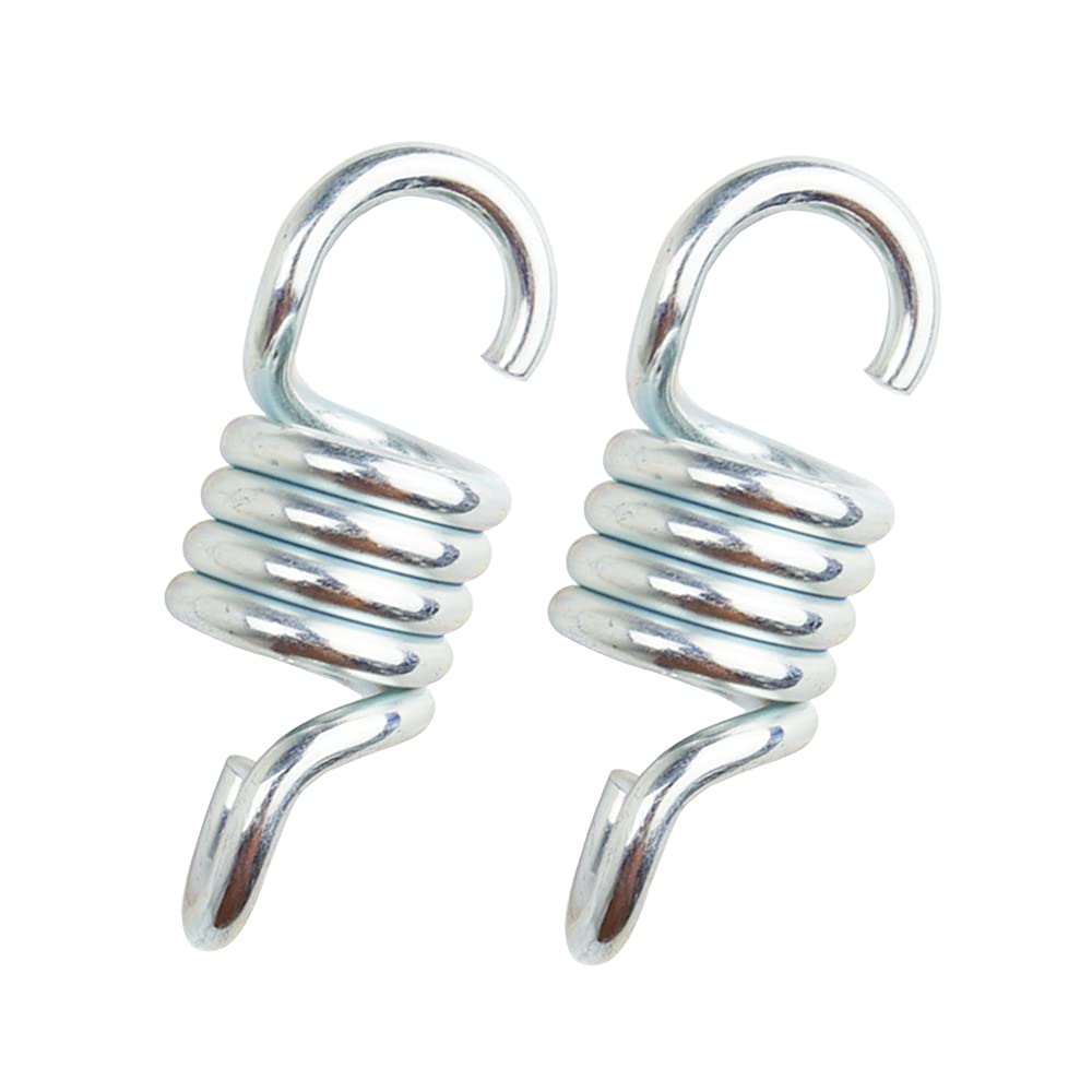 Heavy Duty 1000lbs Capacity Hammock Chair Spring - 2 Pack Patio Swing Hooks for Hanging Chairs, Gym Bags & Outdoor Relaxation - Durable Porch Swing Replacement Parts for Backyard, Garden & Deck Use