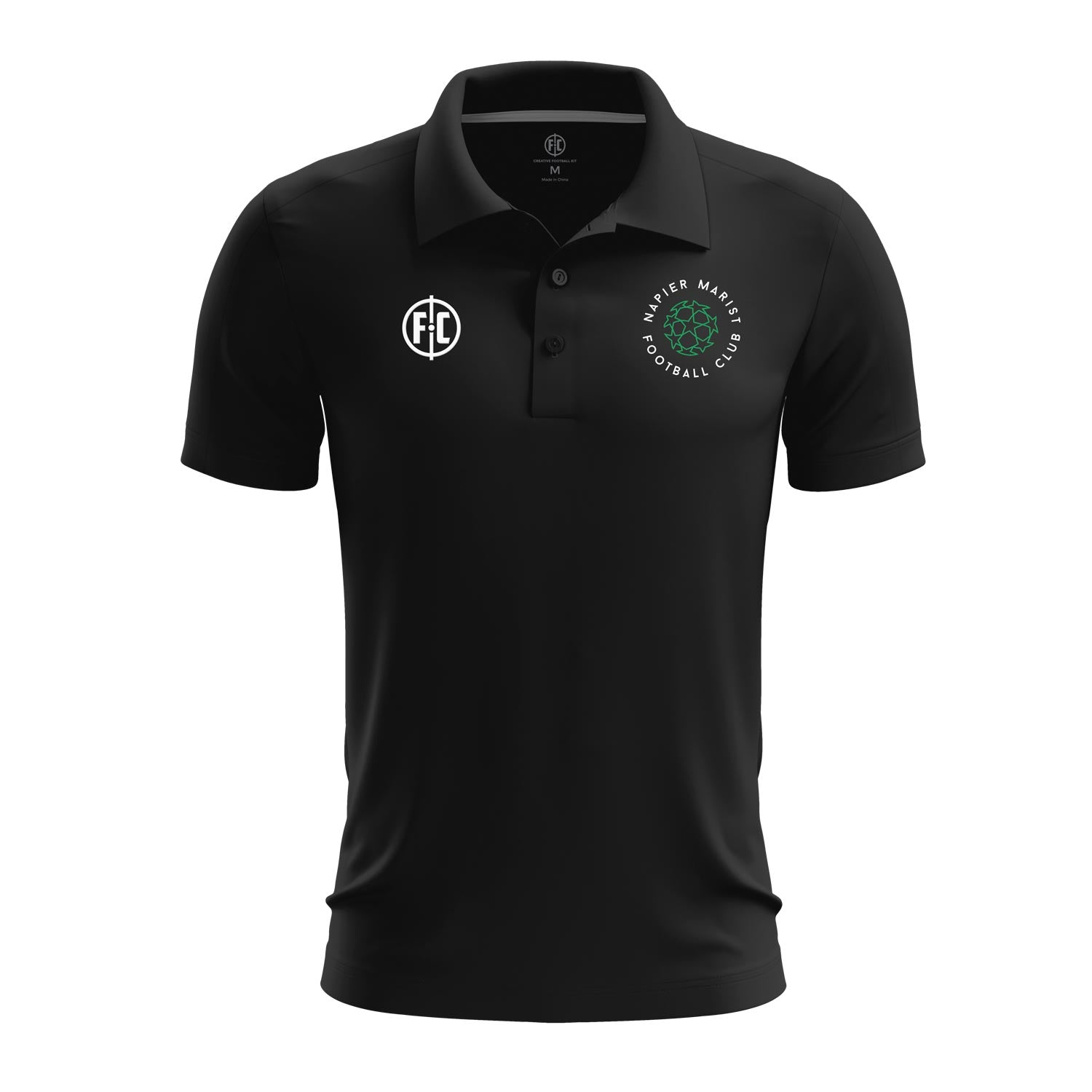 Napier Marist Club Polo Shirt for Men - Comfortable Cotton Golf Shirt with Logo - Perfect for Golf, Casual Wear & Club Events