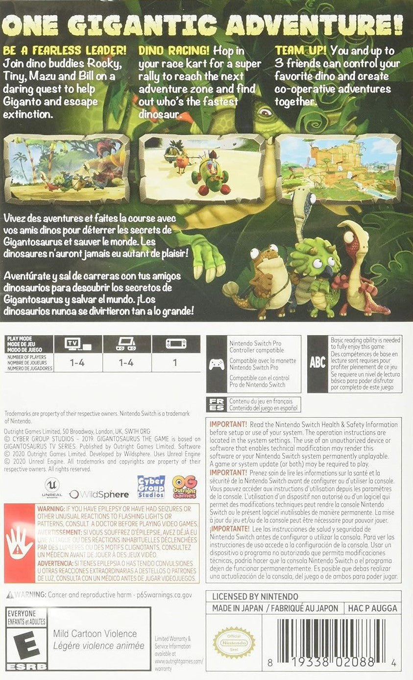 Gigantosaurus: The Game - Exciting Dinosaur Adventure for Kids | Fun Educational Game for Family & Friends | Perfect for Birthday Gifts & Indoor Playtime