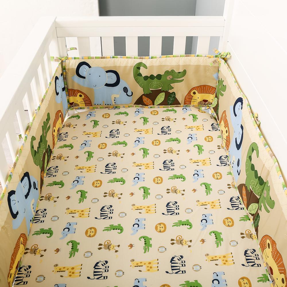Jungle Animals Theme Crib Bedding Set - Soft & Safe Baby Nursery Bedding for Boys & Girls - Perfect for Jungle-Themed Nurseries & Baby Showers