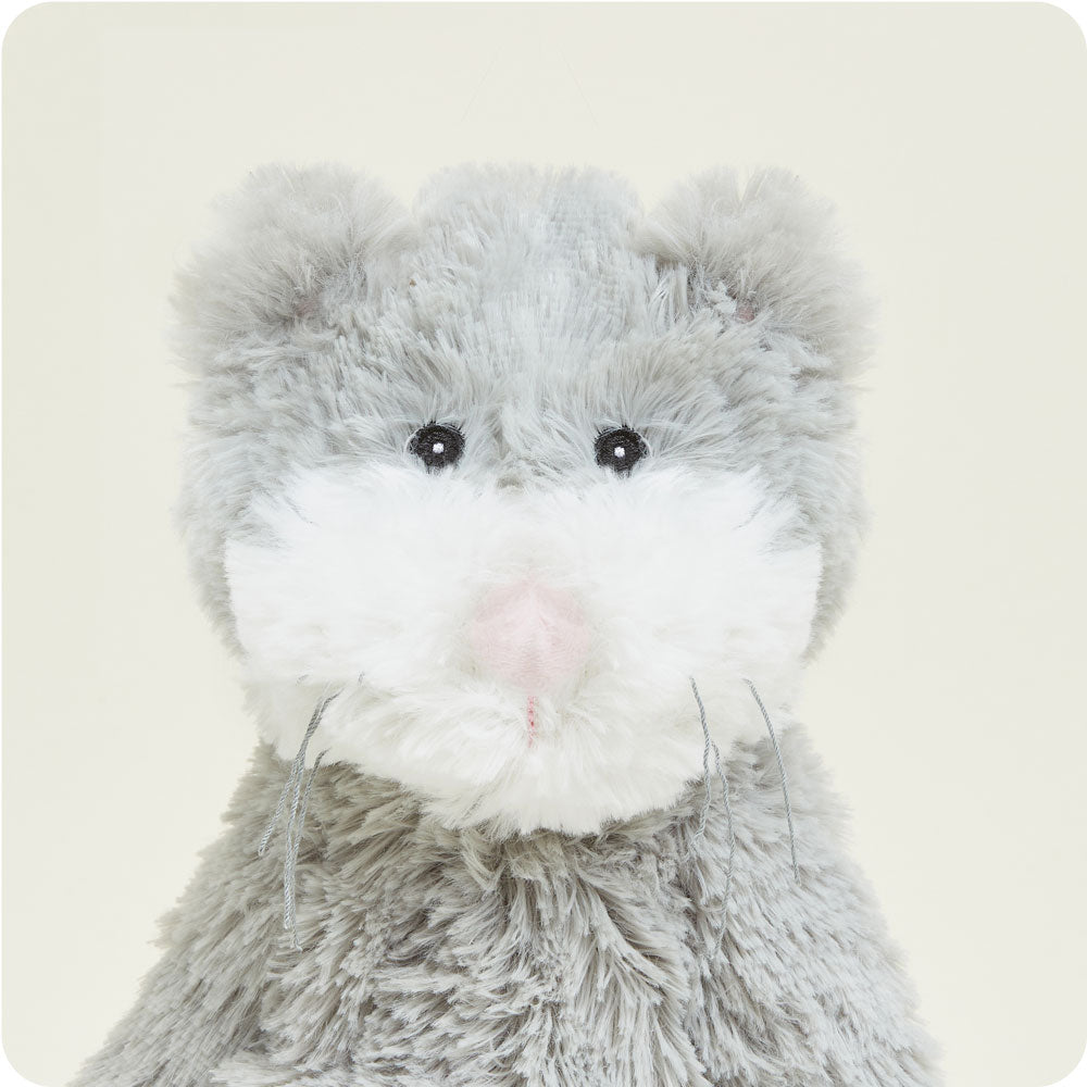 Weighted Heated Cat Stuffed Animal - Microwaveable Plush Toy for Stress Relief & Warmth | Perfect for Anxiety Relief, Relaxation, and Cold Weather Comfort