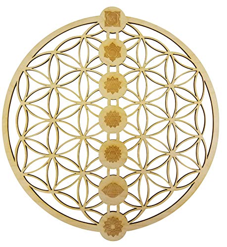 Flower of Life Chakras Wall Art