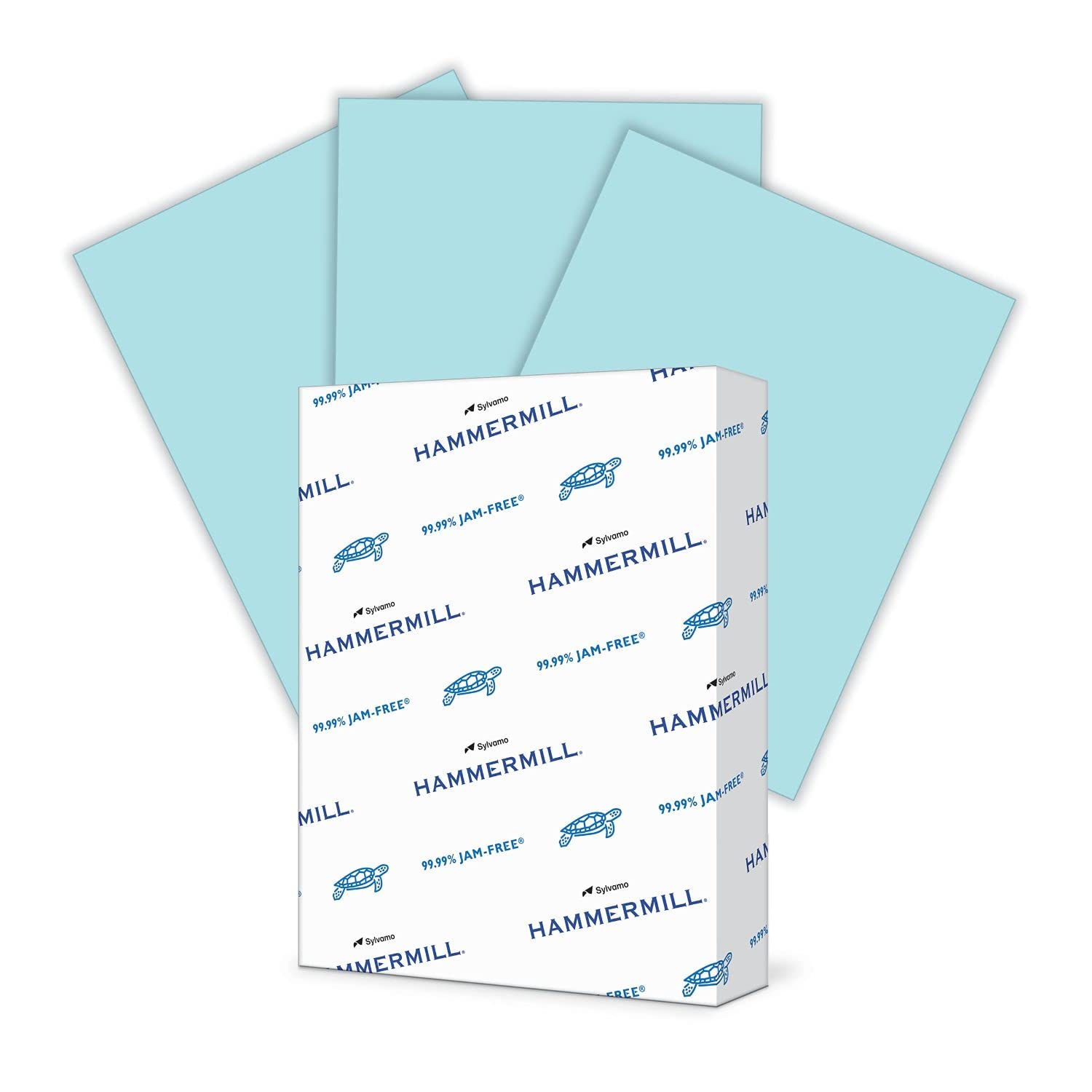 Hammermill 20 lb Blue Colored Printer Paper, 8.5 x 11 Inches, 500 Sheets per Ream - Pastel Paper for Office, School & Craft Projects - Made in USA (103309R)