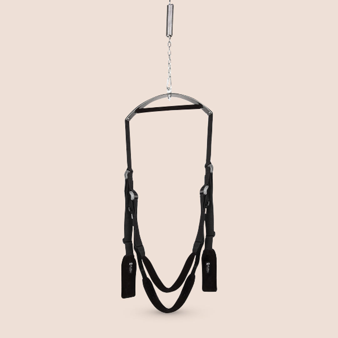 Fetish Fantasy Series Spinning Swing for Beginners - Adult Bondage Swing for Couples, Aerial Yoga & BDSM Play at Home