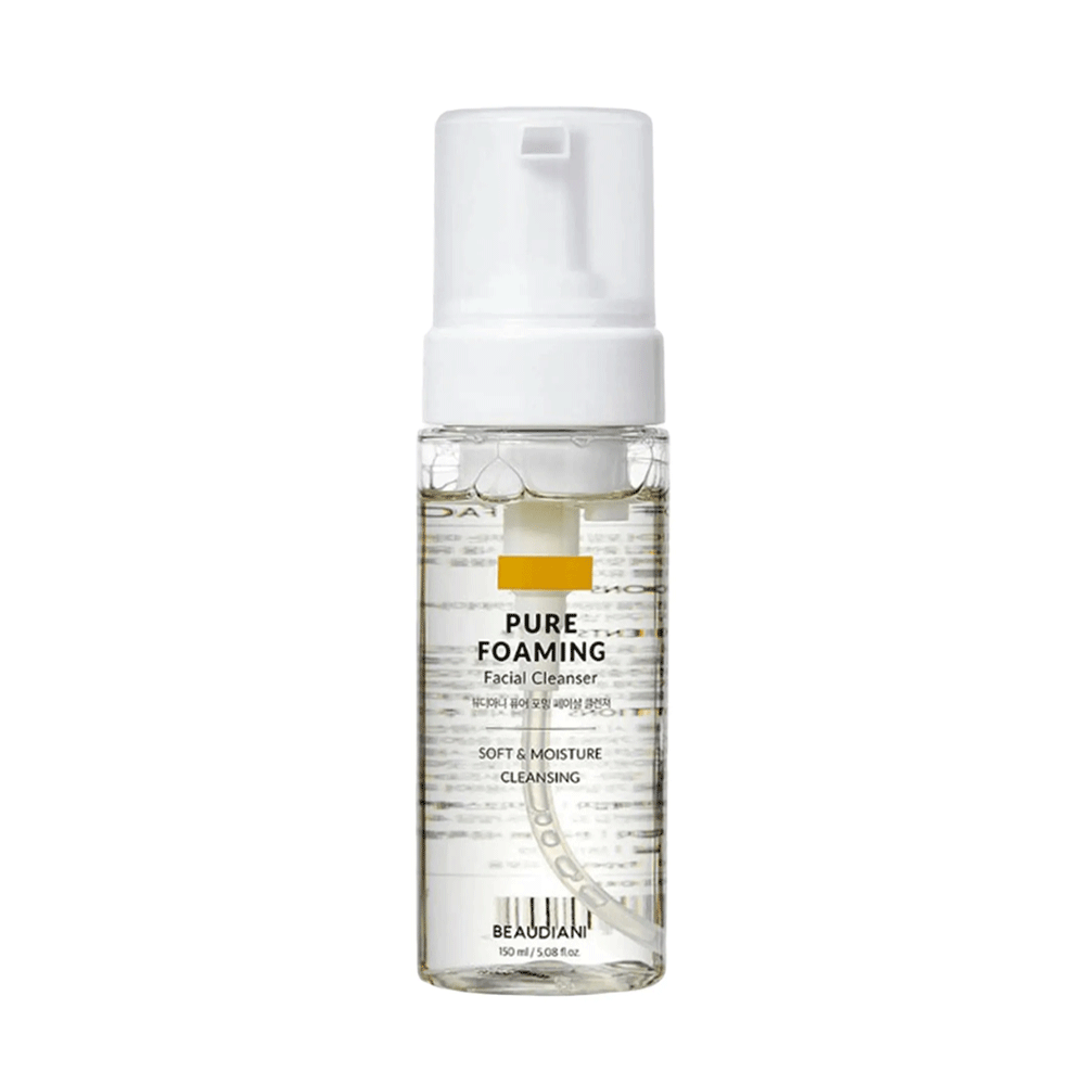 BEAUDIANI Pure Foaming Facial Cleanser 150ml - Gentle Deep Cleansing for Acne & Sensitive Skin | Daily Face Wash for Men & Women | Perfect for Morning & Night Skincare Routine