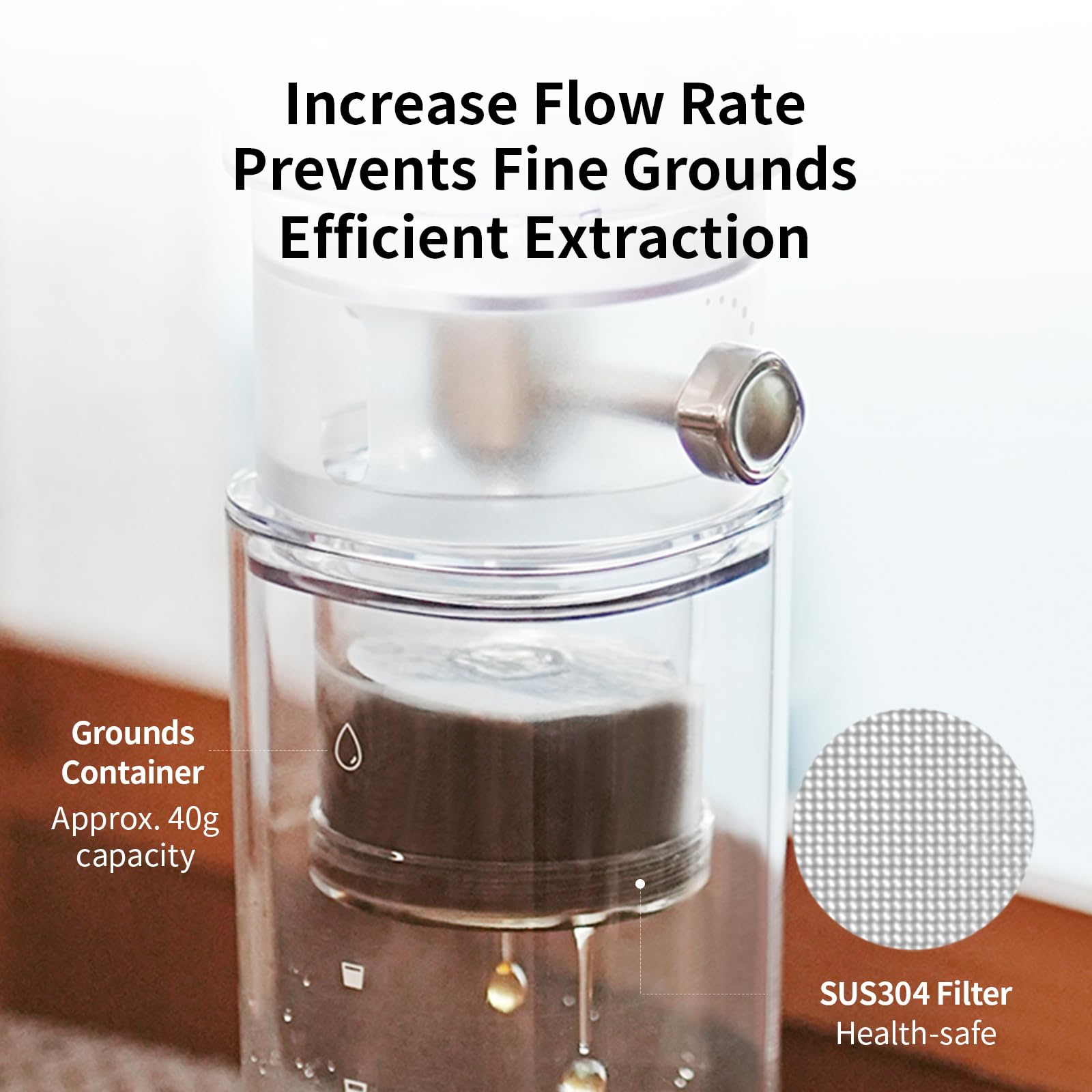 Premium MHW-3BOMBER Cold Brew Coffee Maker - Glass Pitcher with Precision Drip System for Smooth Iced Coffee | Perfect for Home, Office & Outdoor Use | Model ID6135-OS