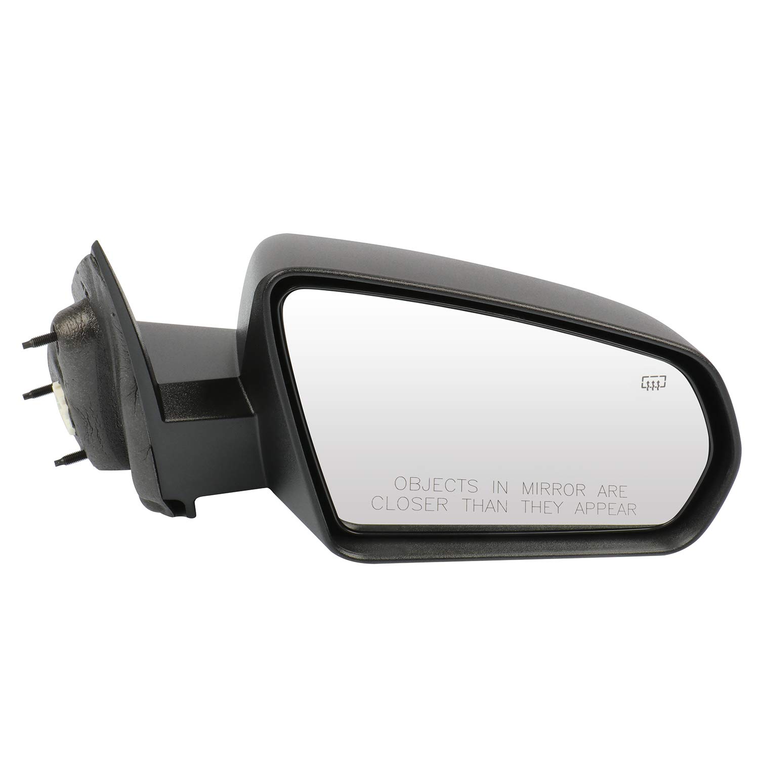 SCITOO Passenger Side View Mirror Compatible with 2008-2014 Dodge Avenger - Power Heated Non-Folding Right Exterior Mirror Replacement Part (LIGHT TEXTURED CH1321268) - Perfect for Parking Assistance & Blind Spot Visibility