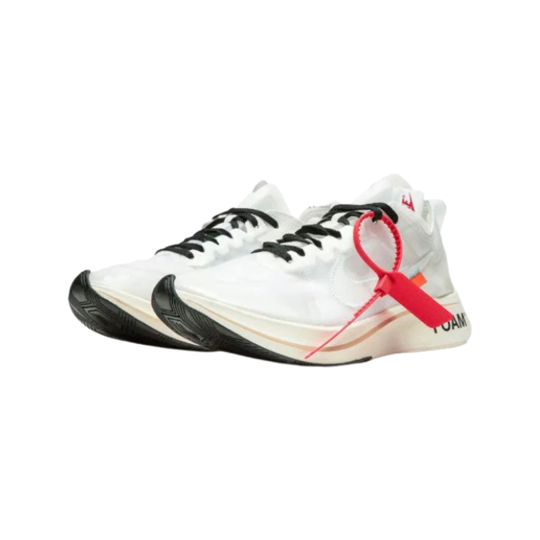Off White x Nike Zoom Fly Running Shoes - White Muslin Colorway for Men & Women | Lightweight Cushioned Sneakers for Jogging, Gym & Streetwear Fashion
