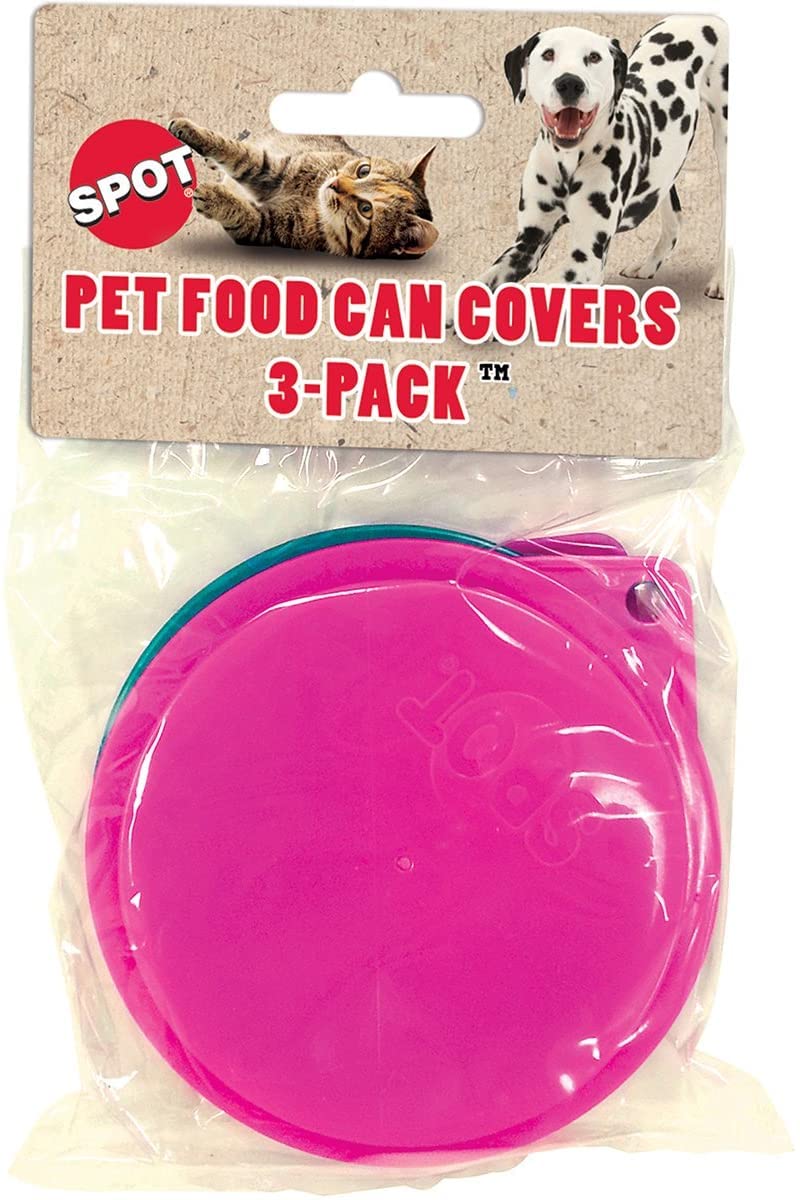Spot Pet Food Can Covers - 3 Pack (20 Pack) | Airtight Lid for Dog & Cat Food Storage | Keep Pet Food Fresh | Perfect for Canned Wet Food, Kibble & Treats | Kitchen & Pantry Organization Essential
