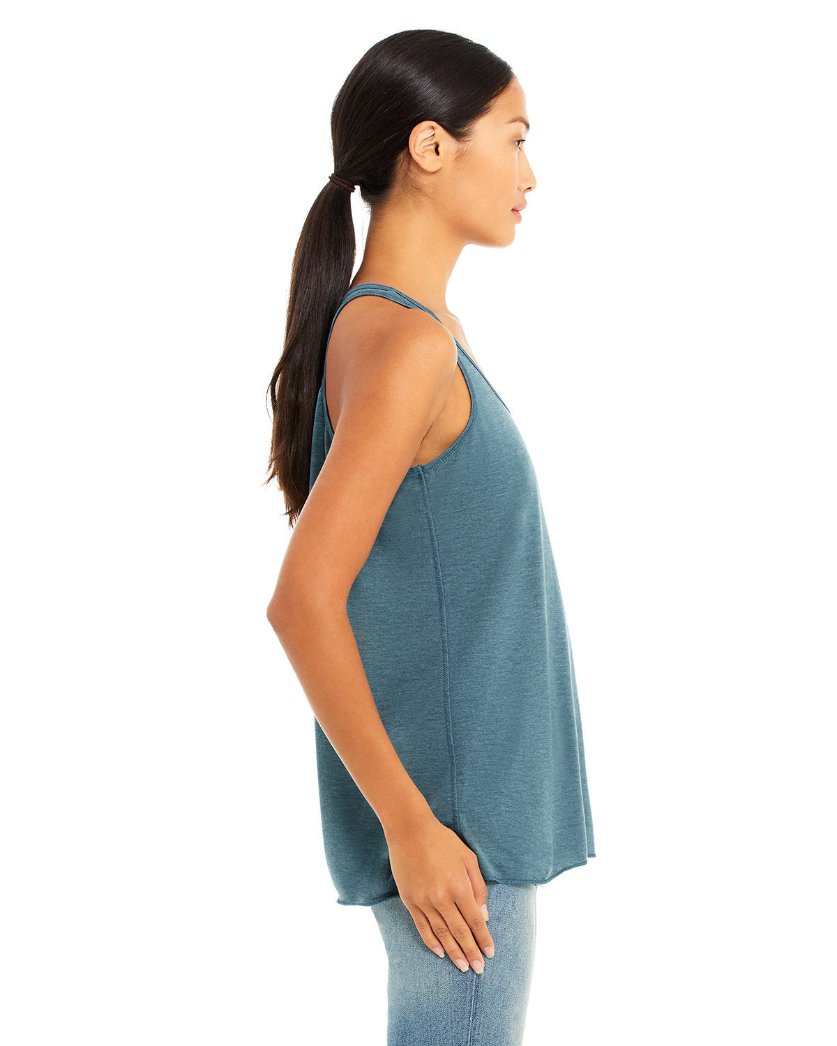 Bella + Canvas B8800 Women's Flowy Racerback Tank Top - Soft Breathable Workout Shirt for Yoga, Running & Summer Casual Wear