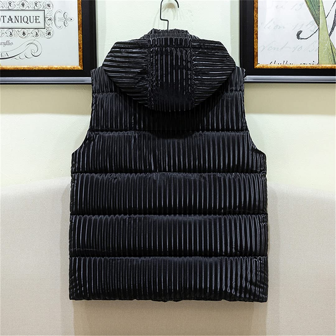 Men's Detachable Winter Vest - Thermal Windproof Thickened Warm Waistcoat for Cold Weather | Outdoor Hiking, Skiing & Casual Wear