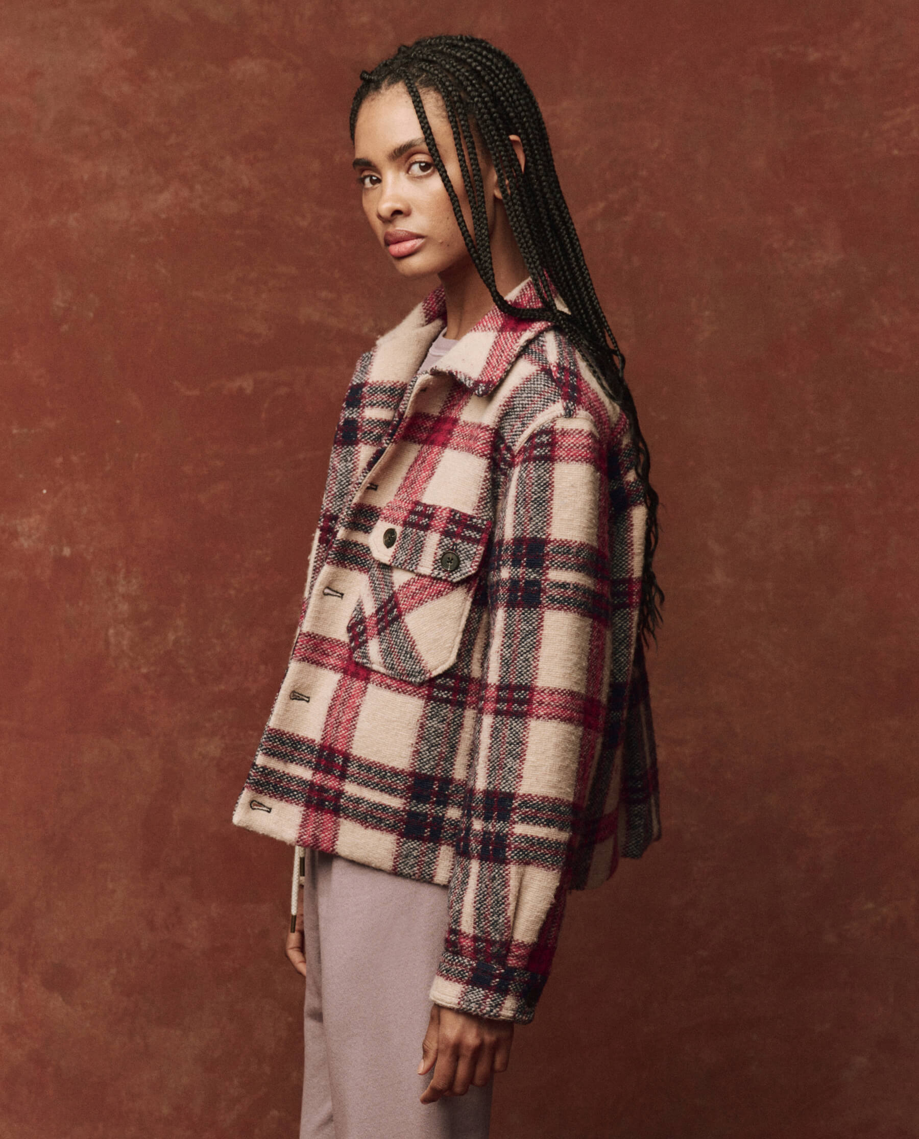 The Smith Jacket - Premium Larkspur Plaid Flannel Shirt for Men & Women | Cozy Outdoor & Casual Wear for Fall & Winter