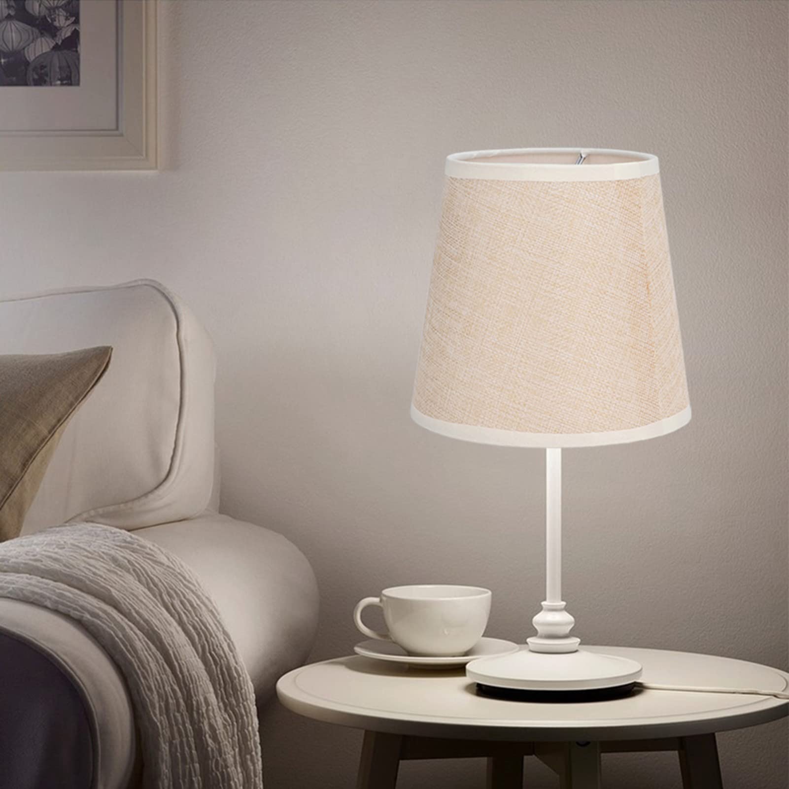 3Pcs Dust Proof Lampshades - High Transmittance & Safe Design for Table Lamp, Wall Light | Perfect for Living Room, Bedroom & Home Office Lighting