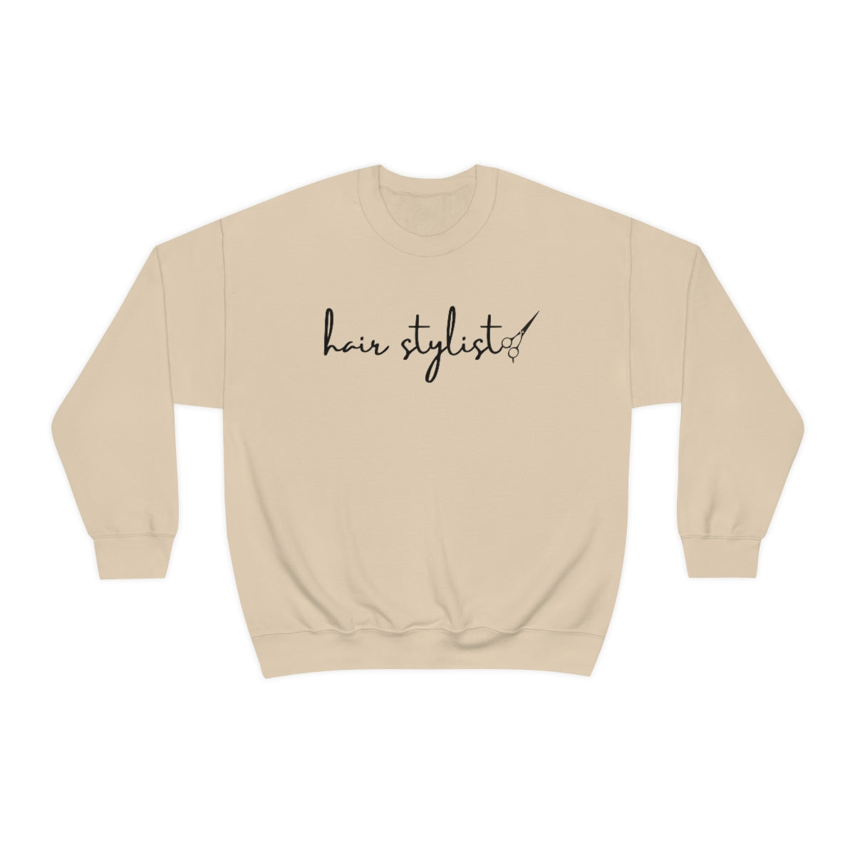 Stylish Hairstylist Crewneck Sweatshirt - Perfect Gift for Hair Stylists & Bridal Artists - Coffee Lover Apparel for Salon Professionals - Comfortable Work Shirt for Hairdressers