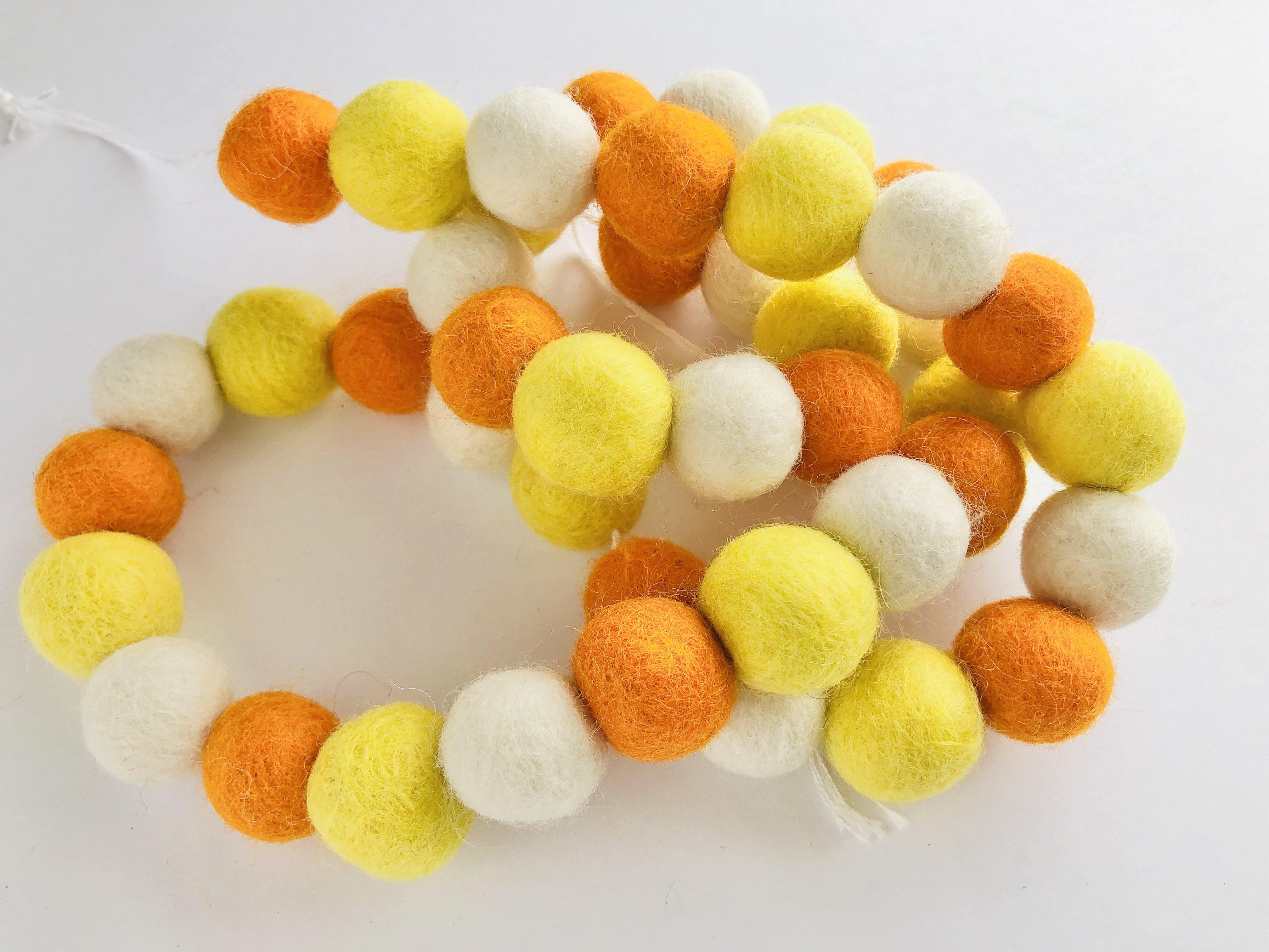 Colorful Candy Corn Garland for Halloween Decorations - Perfect for Party, Home, and Outdoor Decor
