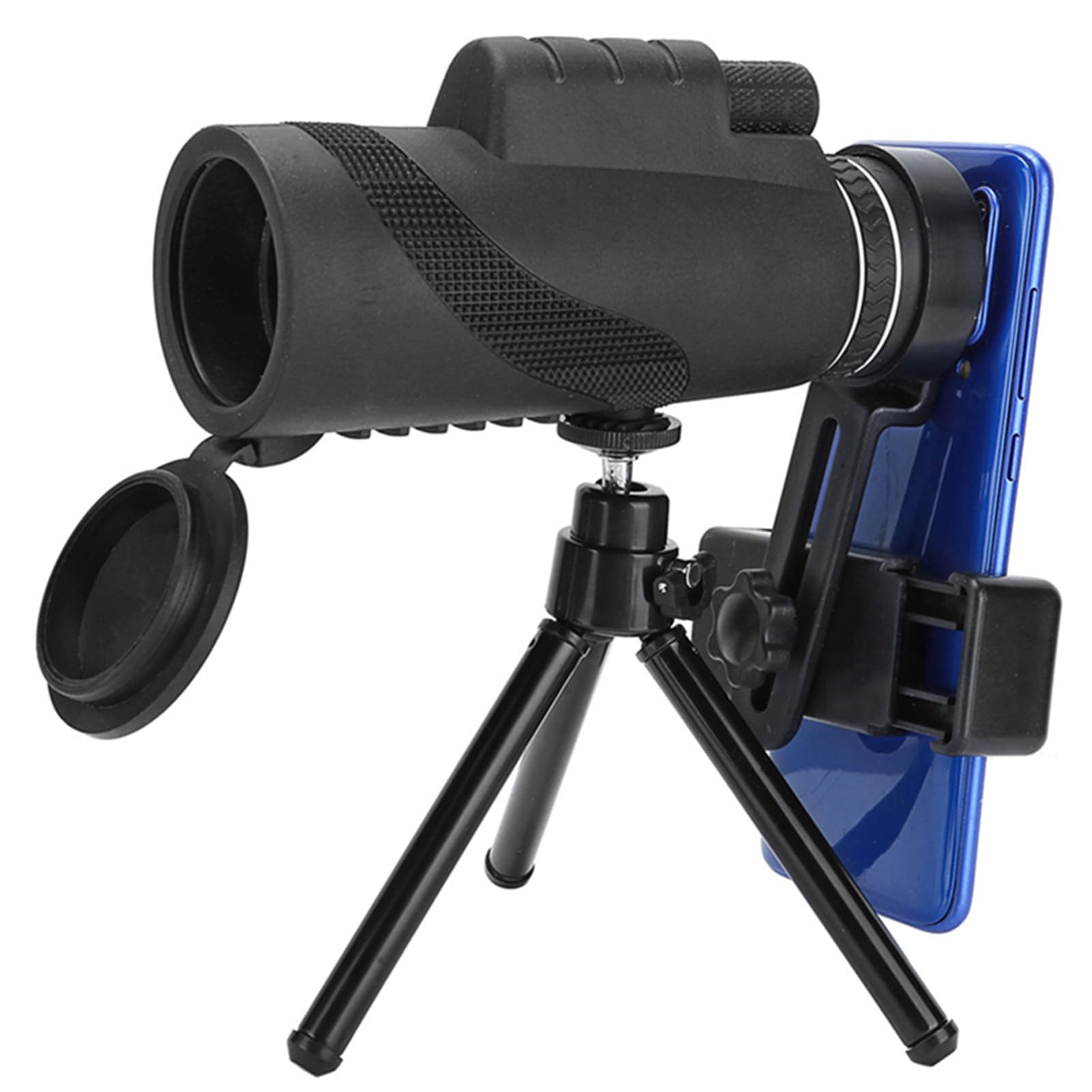 50x60 HD Waterproof Monocular Telescope with Universal Phone Holder & Tripod - Perfect for Camping, Hunting, Bird Watching & Outdoor Adventures