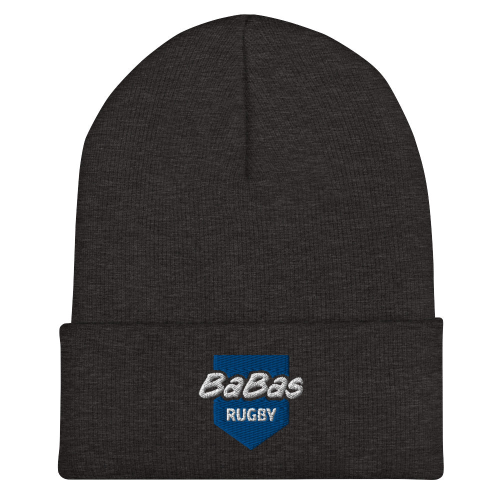 Black & Blue U23 Cuffed Beanie for Men & Women - Winter Warm Knit Hat for Outdoor Activities, Skiing, Snowboarding & Casual Wear