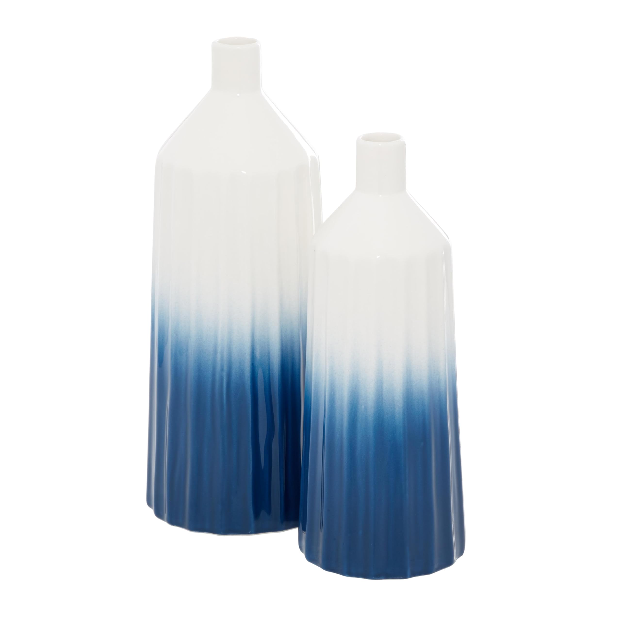 Novogratz Ceramic Handmade Ombre Vase Set of 2 - 16