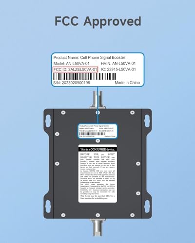 5G 4G LTE Cell Phone Signal Booster for Car, SUV & Truck - Verizon AT&T Band 12/13/17 Coverage | Omni-Directional Roof Antenna, FCC Approved | Easy Installation for Road Trips & Remote Areas