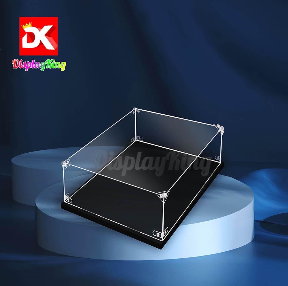 Acrylic Display Case with Screw for Lego Camp Nou FC Barcelona 10284 - Protective Showcase for Collectible Lego Sets (Lego Not Included) - Perfect for Home Decoration, Office Display & Gift Giving