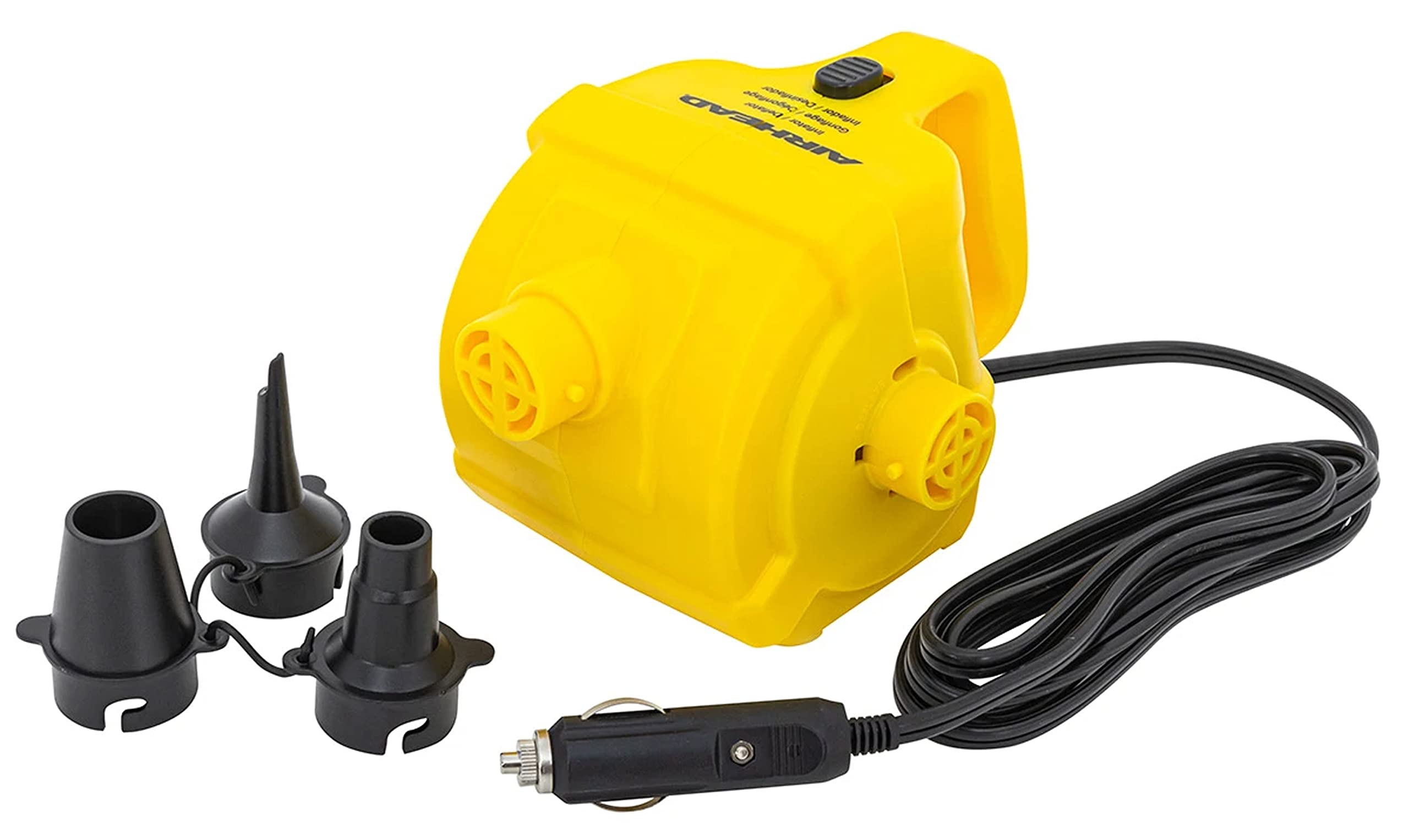 Airhead Pump - Fast Inflator for Summer Pool Toys, Towable Tubes & Paddle Boards | Portable Air Pump for Beach, Pool Party & Water Sports