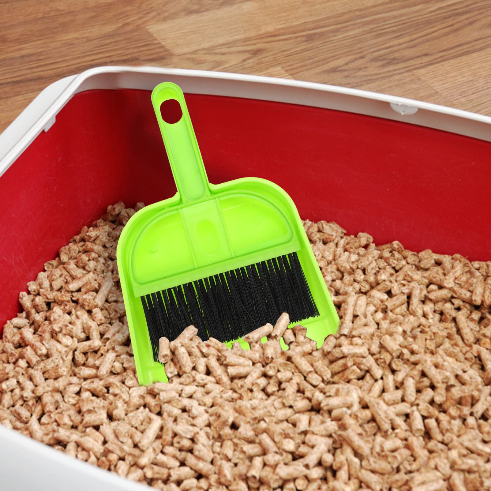 Mini Broom & Dustpan Set - 3 Pack Handheld Cleaning Tools for Kids & Home