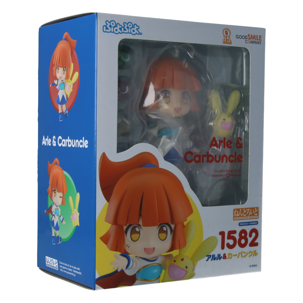 Nendoroid Arle and Carbuncle Puyo Puyo!! Quest Anime Figure - Collectible Cute Chibi PVC Statue for Gamers & Anime Fans | Perfect for Display, Gift, or Gaming Room Decor