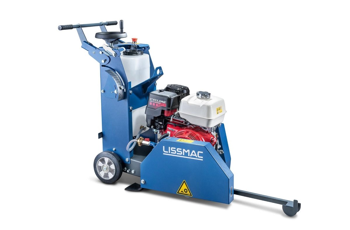 CompactCut 201 P Floor Saw with Blade Guard - Professional Concrete Cutting Tool for DIY & Construction Projects