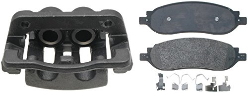 ACDelco Gold 18R2180 Remanufactured Loaded Brake Caliper Assembly with Semi-Metallic Pads - Rear Driver Side Disc Brake (Non-Coated) | Perfect for Truck & SUV Brake System Repairs & Maintenance