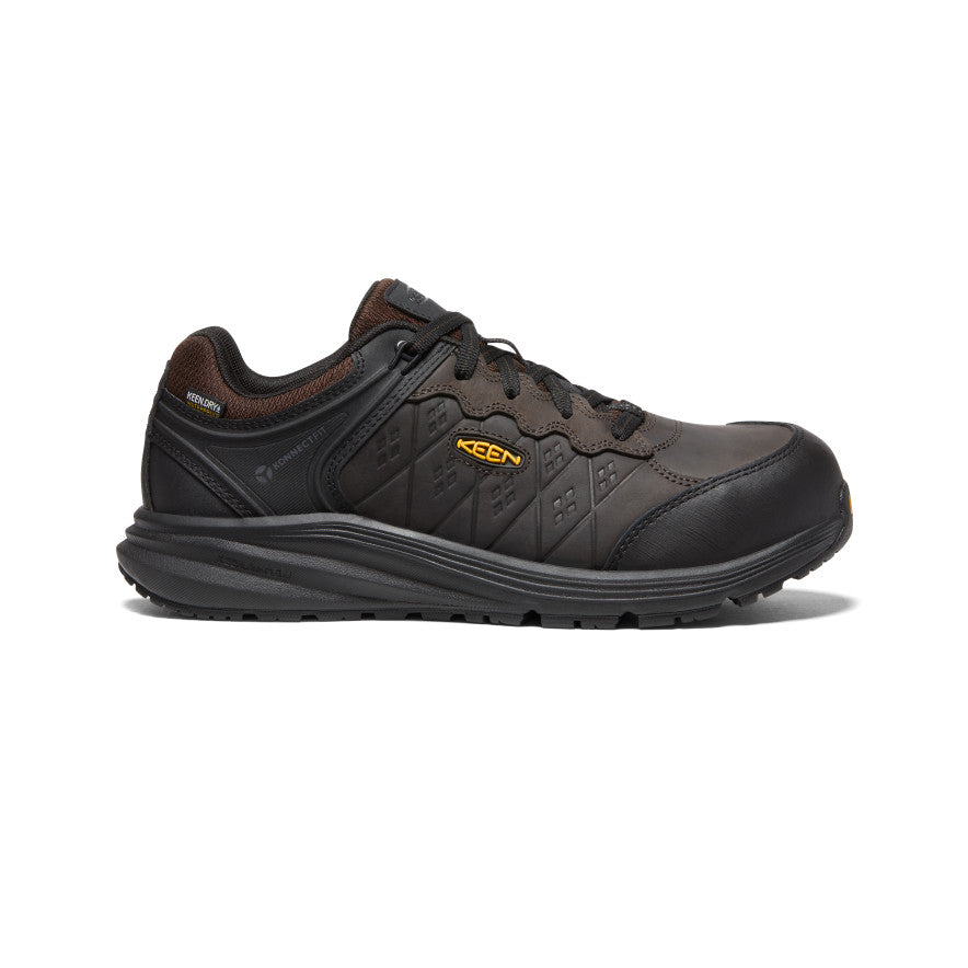 Men's Vista Energy+ Waterproof Work Boots with Carbon Toe - Coffee Bean/Black - Durable Safety Shoes for Construction & Outdoor Work