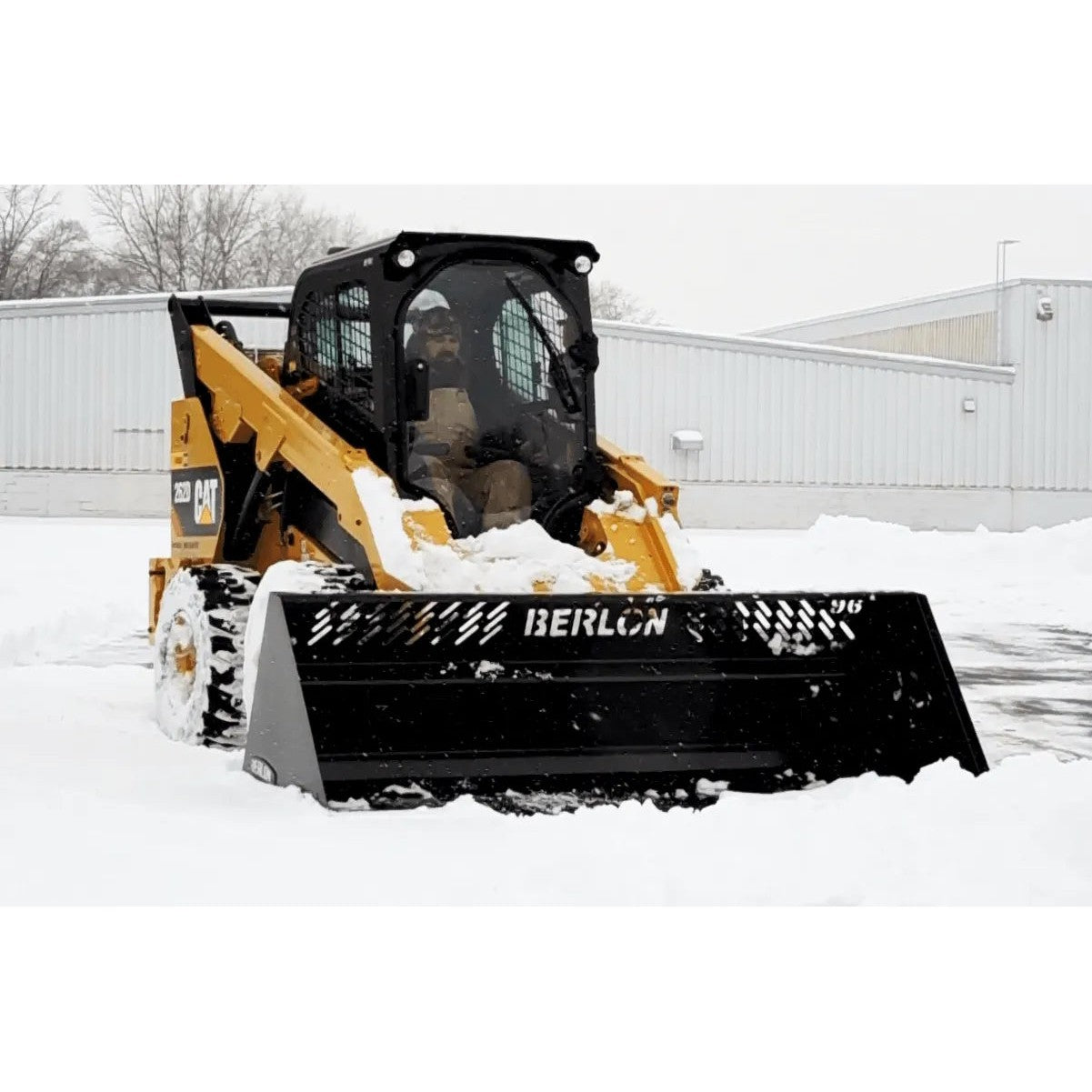 Berlon Heavy Duty Snow Shovel with Super Capacity - Durable Winter Snow Removal Tool for Driveways, Sidewalks & Outdoor Use