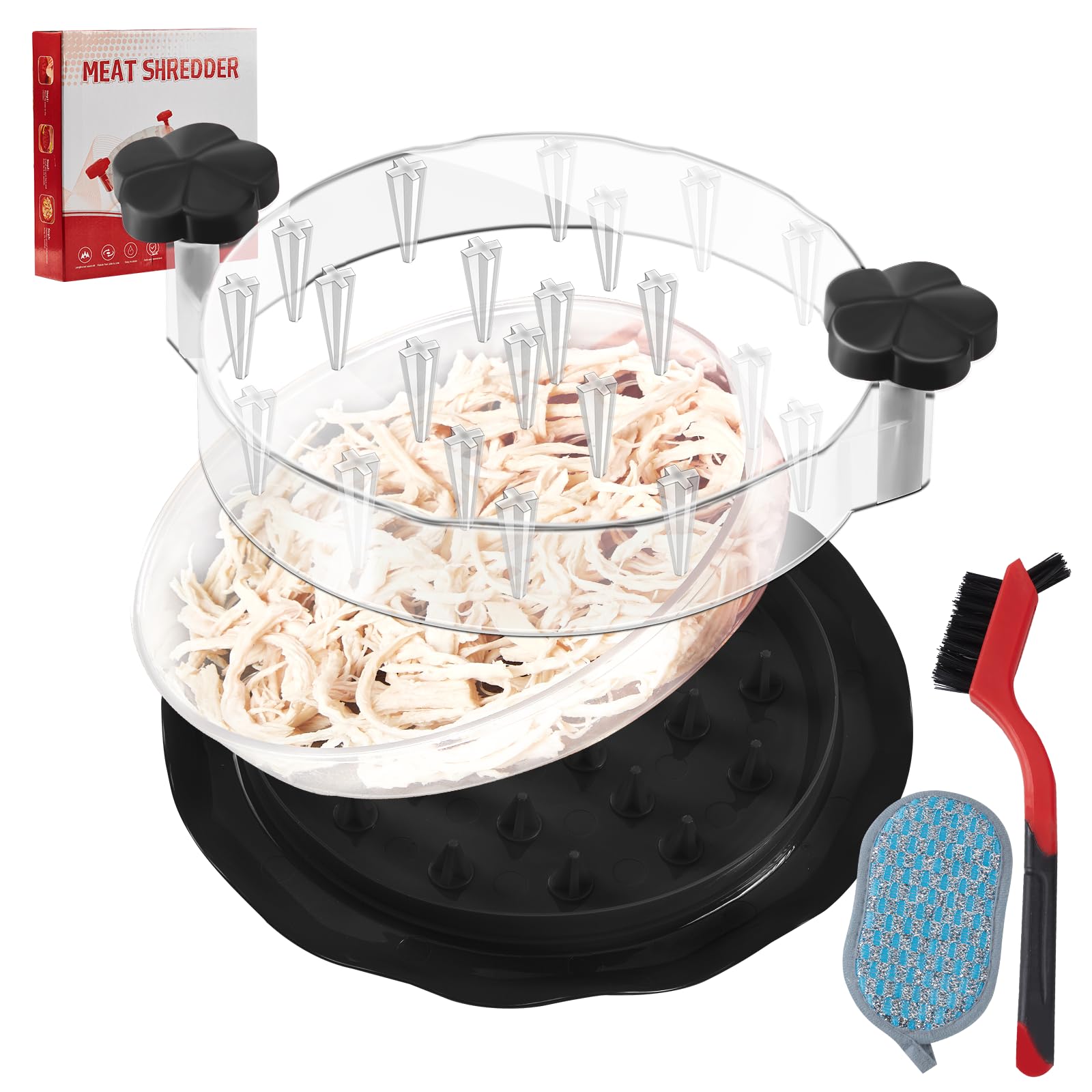 Chicken Shredder Tool - Ergonomic Handle, Dishwasher Safe for Kitchen & Meal Prep