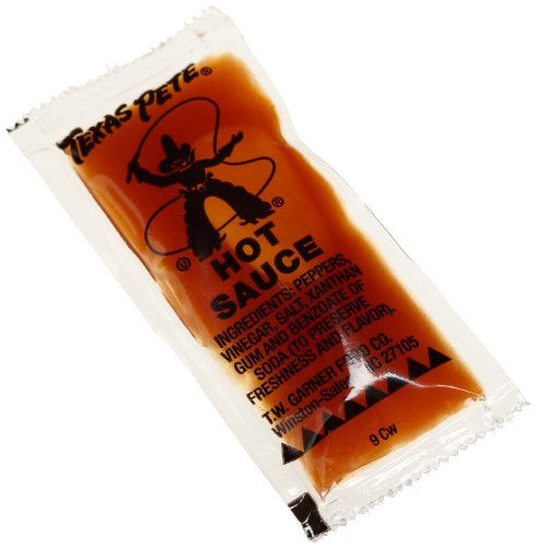 Texas Pete Hot Sauce, 7-Grams Single Serve Packets (Pack of 200) | Spicy Condiment for Tacos, Wings, Burgers & BBQ | Perfect for Restaurants, Catering & Outdoor Events
