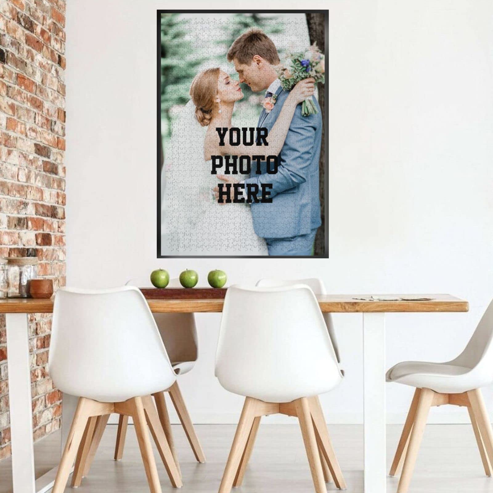 1000 Pcs Custom Photo Puzzle - Personalized Jigsaw Puzzle with Your Image or Text (300/500/1000 Pieces) - Perfect Gift for Adults & Teens - Great for Family Game Nights, Birthday Presents & Home Decor