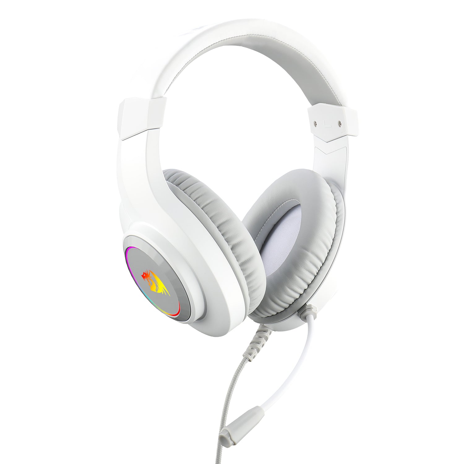 Redragon HYLAS H260W RGB Wireless Gaming Headset with Microphone - White | Immersive Sound for PC, PS5, Xbox & Mobile Gaming