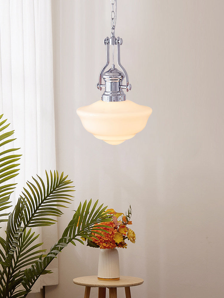 Nordic Simple Glass Pendant Light - Modern Minimalist Hanging Lamp for Living Room, Bedroom, Dining Room & Kitchen Decor