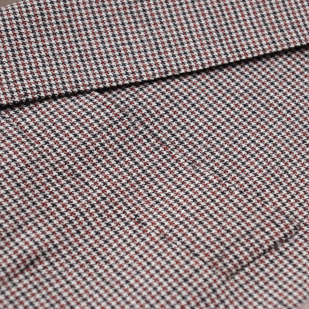 Sartoria Partenopea Slim Fit Houndstooth Suit for Men | Premium Italian Wool Business Suit | Perfect for Weddings, Office & Formal Events