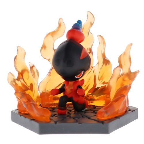 Pokemon Diorama Collectible Toy - Fire and Ice Takara Tomy 2.5 Inch Action Figure for Display & Collection | Perfect for Pokemon Fans, Gift Giving & Home Decor