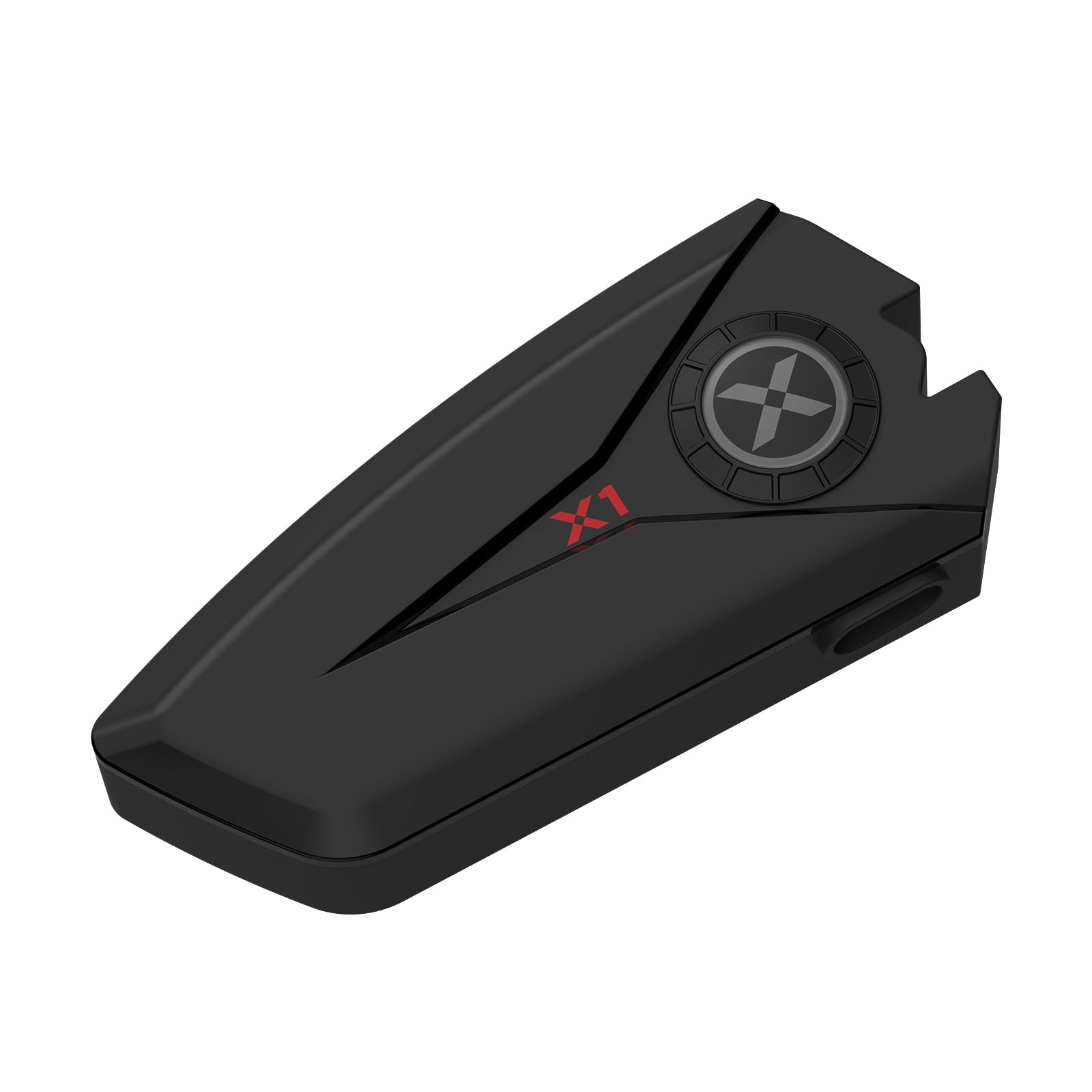 X1 Motorcycle Bluetooth Helmet Headset V5.3 with Voice Assistant - 40mm HD Speakers, IP67 Waterproof, 60-Hour Playtime - Perfect for Motorcycle Riding, Skiing & Solo Adventures