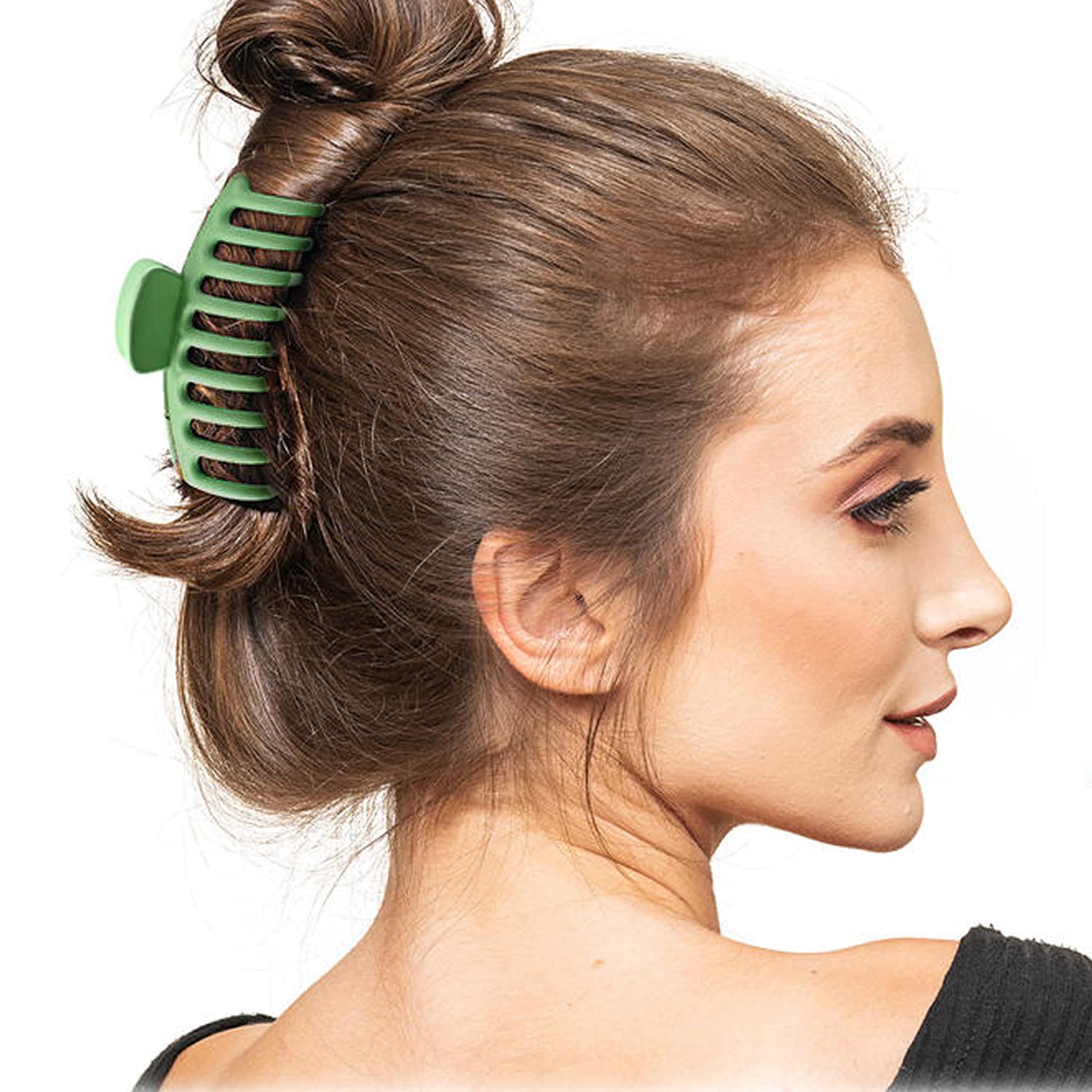 10-Pack Large Hair Claw Clips - 4.3