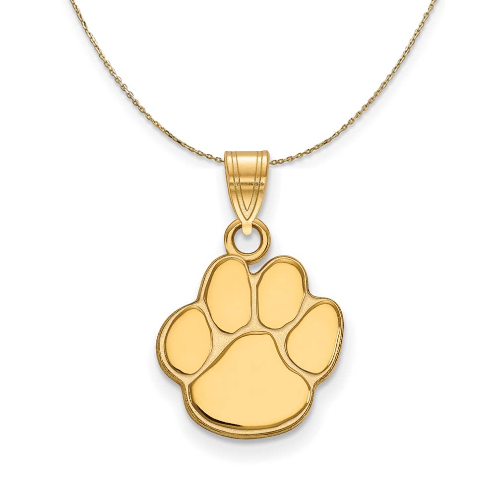 14K Yellow Gold Auburn U Necklace - Elegant Gift for Her