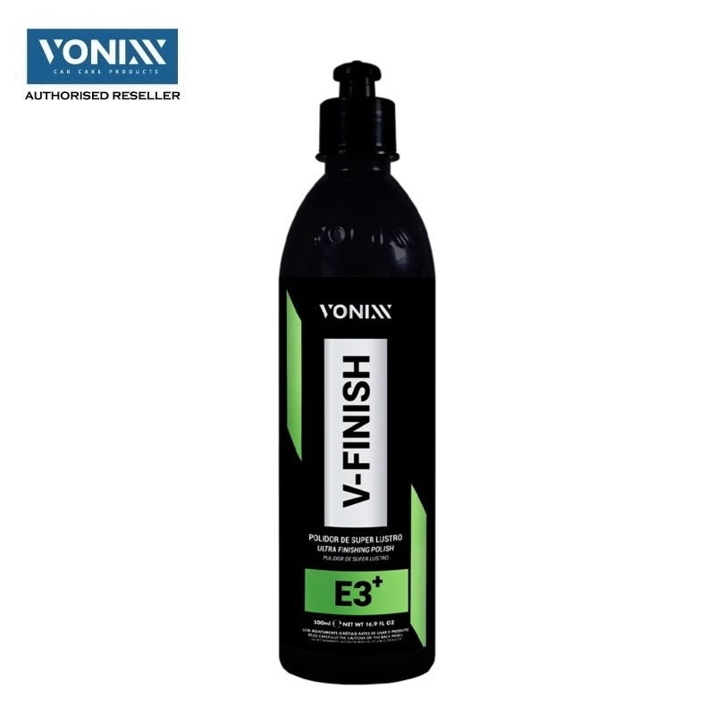 Vonixx V Finish 500ml Ultra Finishing Polish - Super Gloss Car Detailing Polisher for Showroom Shine | Perfect for Car Enthusiasts & Professional Detailing